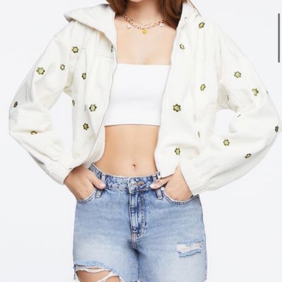 Forever 21 cropped corduroy jacket. - Picture 7 of 7